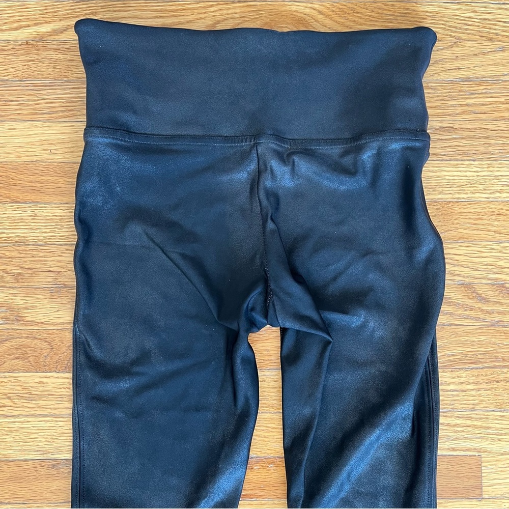 Spanx Black Faux Leather Leggings - Picture 12 of 14